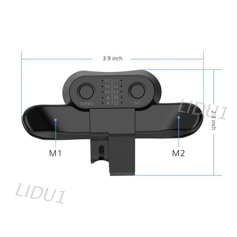 Lidu ปุ่มจอยสติ๊กเล่นเกมพร้อมปุ่มกด Turbo Key สําหรับ S - Ony Ps4