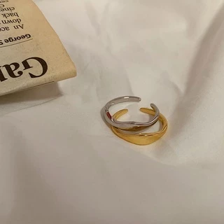 earika.earrings - simple ring (มีให้เลือกสองสี) แหวนชุบทองคำขาว/ทอง ฟรีไซส์ปรับขนาดได้