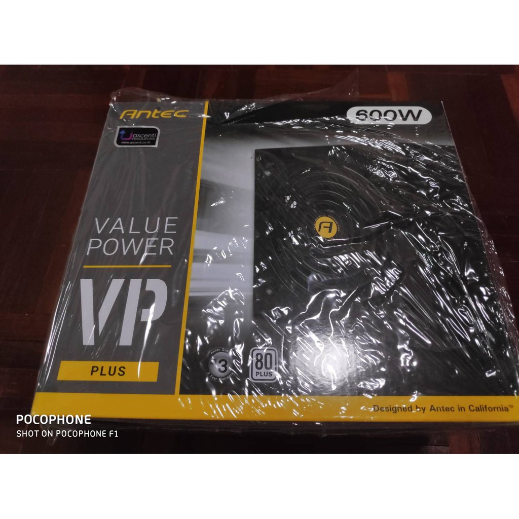 ANTEC 600W Power Supply  VP600P PlusTH 80+ White (มือสองมีประกัน)