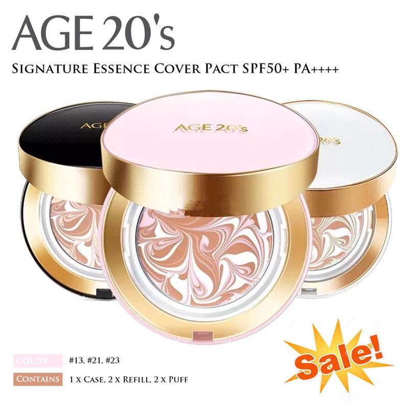 age 20  s รองพื้นแต่งหน้าสีขาว/ชมพู/ดํา (# 13 , 21 , 23) (# 2019