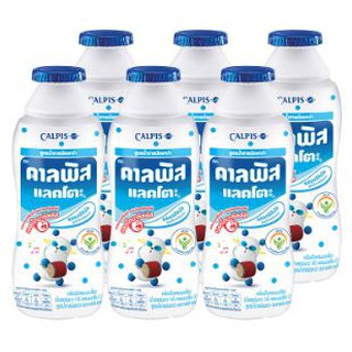 คาลพิส แลคโตะ รสออริจินัล (รสดั้งเดิม) ขนาด 140ml ยกแพ็ค 6ขวด เครื่องดื่มผสมนมเปรี้ยว CALPIS LACTO ORIGINAL