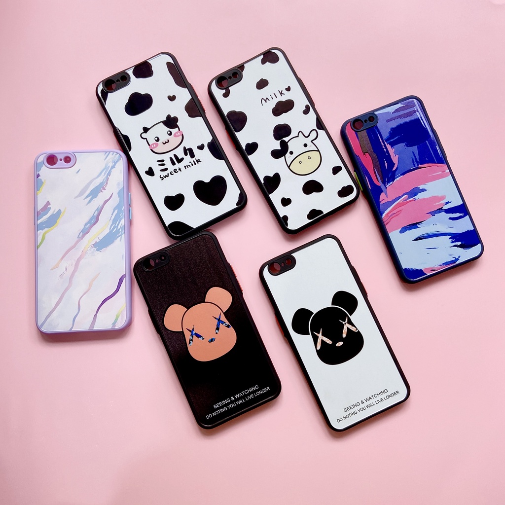 เคสโทรศัพท์ TPU กันกล้องลายวัว ลายน้องหมา สำหรับรุ่น OPPO A15-A15s A3s-A93-Reno2f-A57-A92020/A52020/A5S/A7/A12/A92