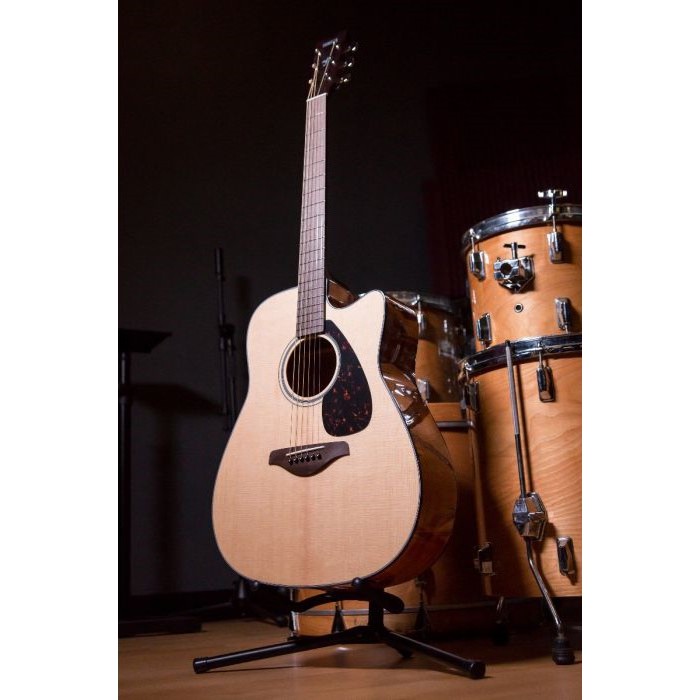 YAMAHA FGX800C กีตาร์โปร่งไฟฟ้ายามาฮ่า รุ่น FGX800C พร้อมกระเป๋า YAMAHA ...