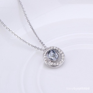 【SALE】100% OriginalSwarovski แท้ Heart Shaped Spiral Necklace วางสร้อยคอไหปลาร้า Iiqf OErR