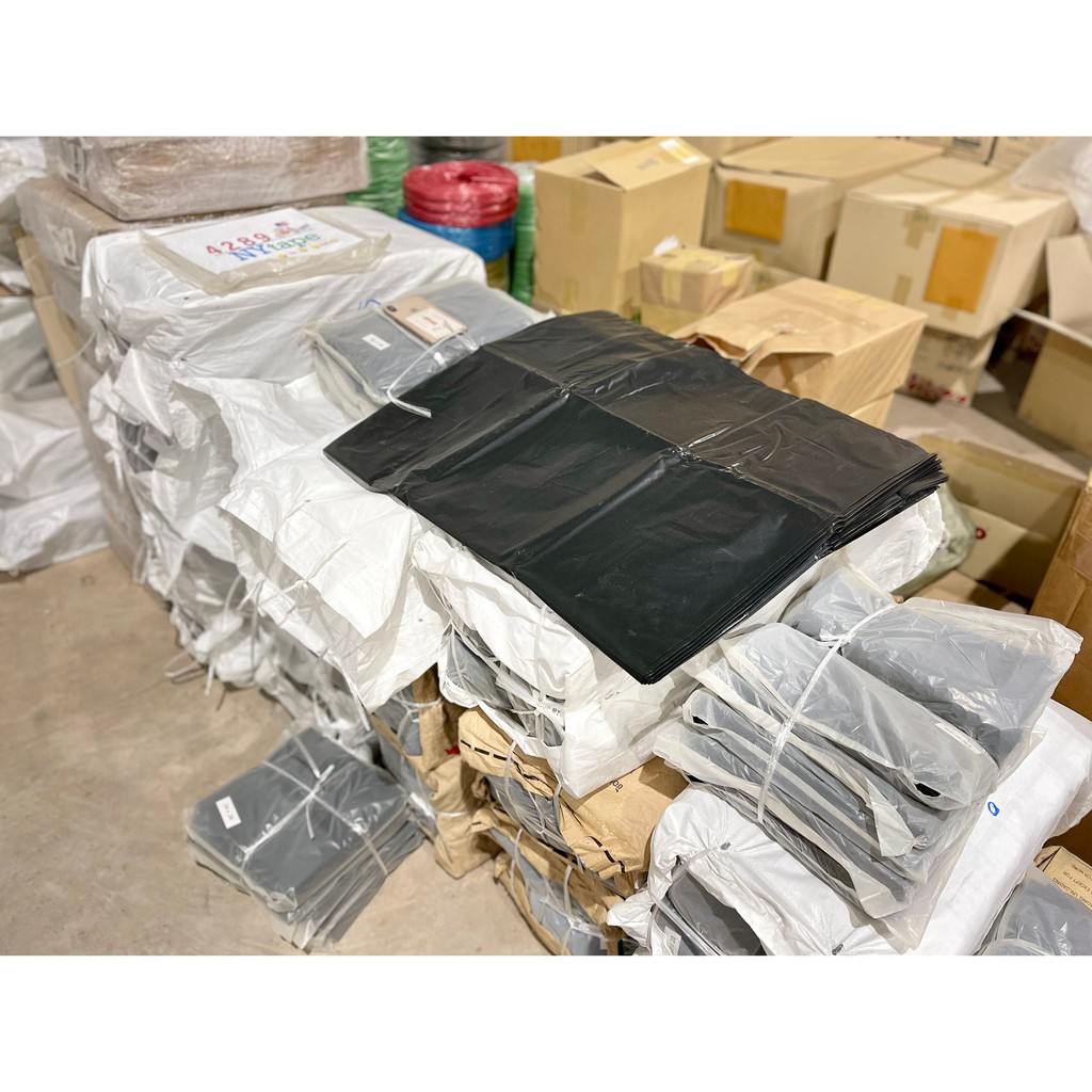 ถุงขยะ เกรด A 1 กิโล Thick Black Garbage Bag ถุงขยะหนา 18*20 24 36 45*60 50 ไมคอน