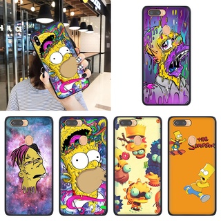 เคสโทรศัพท์มือถือนิ่ม ลาย Simpsons สําหรับ OPPO R9 F1 Plus R9S A76 A94 4G A96 5G A12E Find X3 Pro Lite Neo 58FVD