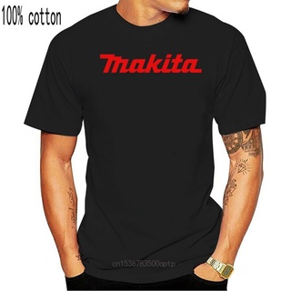 [S-5XL]ใหม่ เสื้อยืดแขนสั้น พิมพ์ลายโลโก้ Makita Power สีขาว สําหรับผู้ชาย ไซซ์ S ถึง 5XL