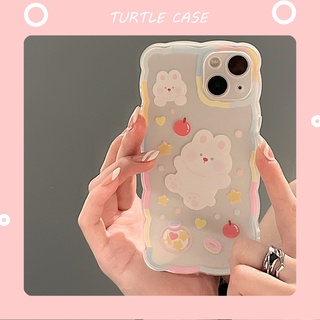 [พร้อมส่ง] เคสโทรศัพท์มือถือแบบใส กันกระแทก ลายการ์ตูนคลื่นใหญ่ สําหรับ iPhone 14 13 12 11 PROMAX XS XR XSMAX SE2020 6 7 8PLUS MINI