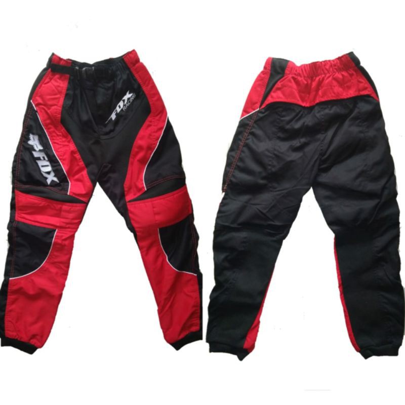 MERAH Childrens Trail Cross Motocross Adventure Pants Wholesale Bandung Red A