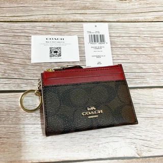 Coach แท้ ‼️ กระเป๋าพวงกุญแจ ใส่บัตร ใส่เหรียญ พร้อมส่ง