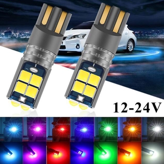 หลอดไฟติดภายในรถยนต์ Canbus 12-24 V W 5 W T 10 Led 3030 Led 10smd 168 194 Led 2 ชิ้น