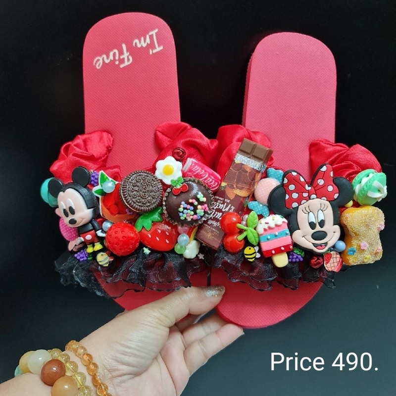 รองเท้า I'm fine✨รุ่นSnack Sanook Micky🐹