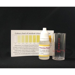 ชุดน้ำยาวัดค่าคลอรีน Chlorine Test Kit แพคคู่ (2ชุด)