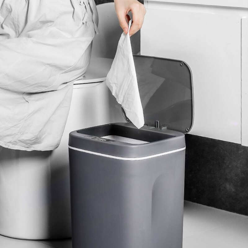 16L Intelligent Trash Can Automatic Sensor Dustbin Smart Sensor   40f0f5d5eec1ef0133e5bd6a26daa478