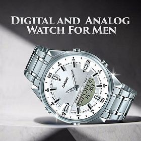 Veladeedee นาฬิกา Casio Standard นาฬิกาข้อมือชาย สายสแตนเลส รุ่น AMW-830D-7AV (ประกันCMG)