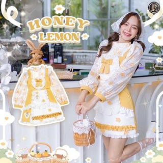 💎พร้อมส่ง💎BLT brand ชุดเดรส honey lemon collection