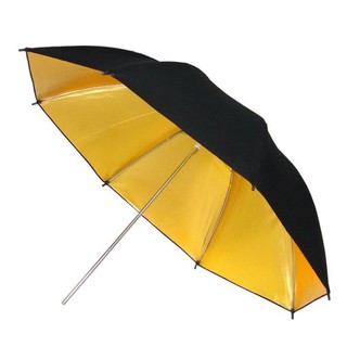 UR02 Umbrella Reflector 43"-Black/Gold