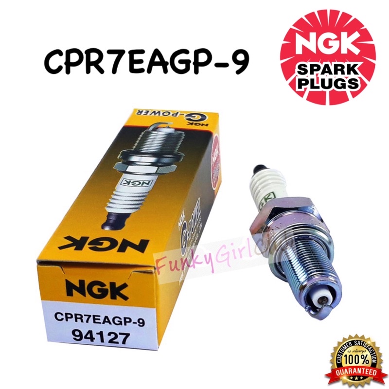CPR7EAGP-9 NGK G-Power Spark Plug สําหรับ Honda W125 AIRBLADE FUTURE PCX WAVE DASH ALPHA AIR BLADE W