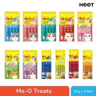 Me-O Creamy Treat มีโอ ครีมมี่ ทรีต 1 แพค (15 กรัม x 4 ซอง)