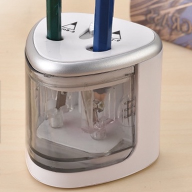 กบเหลา กบเหลาดินสอไฟฟ้าอัตโนมัติ มีประกัน มีอะไหล่ ส่งจากไทย กบเหลาดินสอไฟฟ้า 1 รู 2 รู  มี 3 สี เหลาดินสอ ee ได้ง่าย