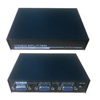 Phrl กล่องแยกจอ VGA-2002 Splitter 1:2