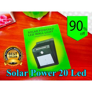 Solar Power 30 Led โคมไฟพลังงานแสงอาทิตย์ LED 30 แบบติตตั้งผนัง