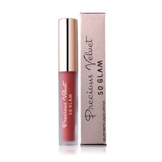 So Glam Precious Velvet Velvet Matte Liquid Lipstick 07 Cheery ลิปแมทกำมะหยี่