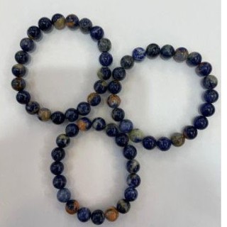 โซดาไลท์ sodalite round beads