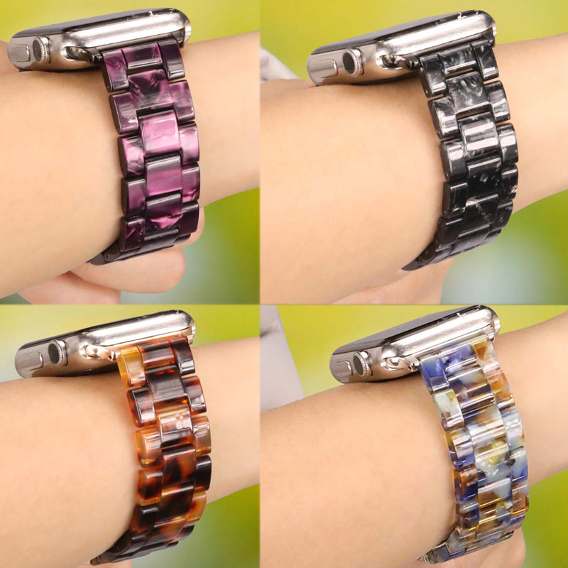 สายรัดแฟชั่นเรซิ่นสำหรับ Xiaomi Mi Watch Color
