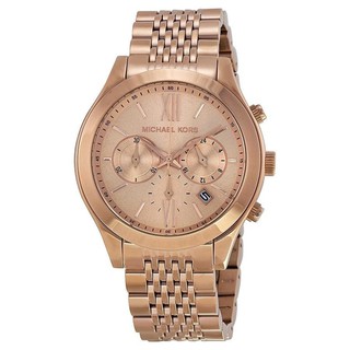 Michael Kors Rose Gold-Tone Brookton Watch MK5775