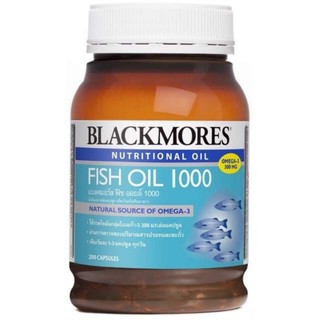 EXP.12/04/2021 Blackmores Fish Oil 1000 (200แคปซูล) 1กระปุก