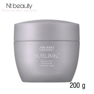 Shiseido Sublimic Adenovital Hair Mask Thinning Hair 200 g ชิเชโด้ ซับลิมิก อะเดโนไวทัล แฮร์มาสก์ มาส์ก ผมร่วง ผมบาง