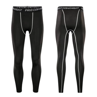 PRO COMBAT กางเกงออกกำลังกายขายาว วิ่ง/ฟิตเนส กระชับกล้ามเนื้อ Running Compression Pants Tights