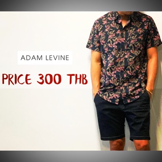 ลดเพิ่มจร้า เหลือ 250 บาท แถมส่งฟรี !!!สื้อเชิ้ตฮาวายแขนสั้น ADAM LEVINE แบรนด์แท้ ใครชอบงานแบรนด์สวยๆ ห้ามพลาดน๊า!!!