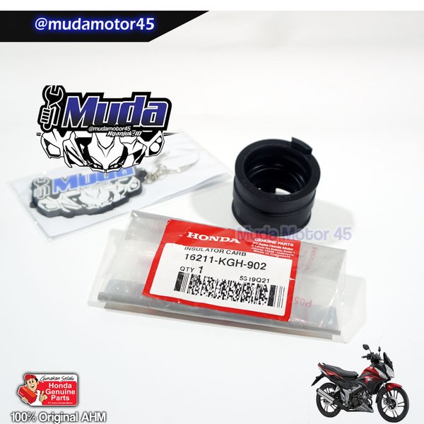 MANIPOL CS-1 SONIC 125 16211-KGH-902 CS1 ยางกรองรถยนต์ MANIFOLD คาร์บูเรเตอร์ 16211KGH902 เดิม
