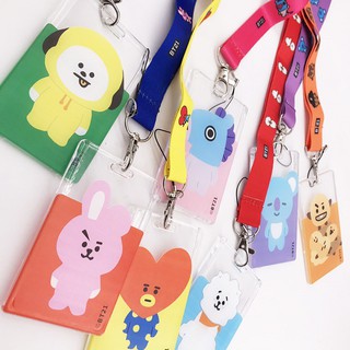 kpop bts bt 21 กระเป๋าใส่บัตรลายการ์ตูน