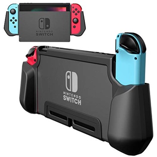 PZOZ [Pluggable Base] เหมาะสำหรับ Nintendo Switch เคสป้องกัน Ns Handle Cover โปร่งใสด้านหลังเปลือกแข็งโฮสต์เชลล์รวมบางเฉียบรวมทุกอย่างรวมอุปกรณ์เสริมสวิทช์เปลือกนุ่ม
