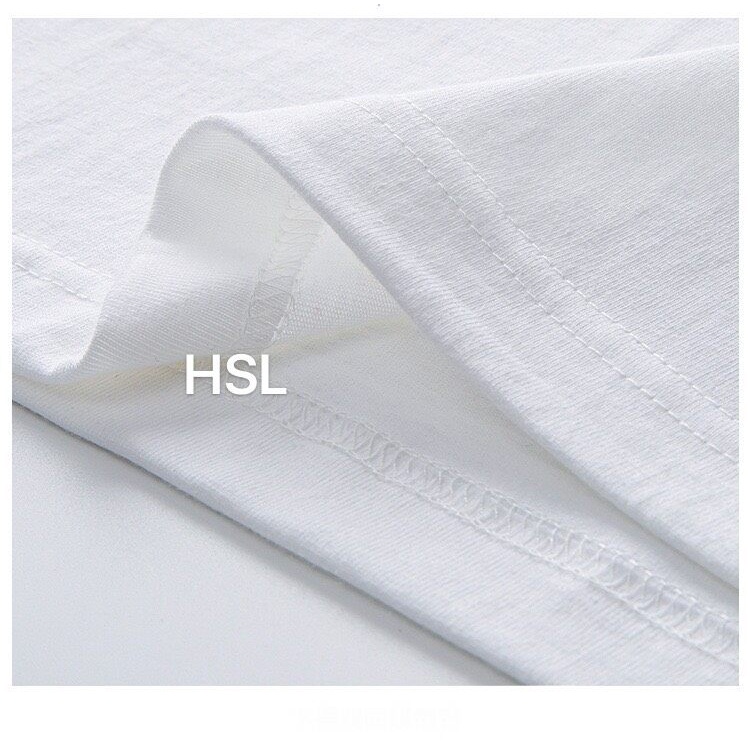 พร้อมส่ง เสื้อยืด คอกลม สีพื้น ผ้าcotton100% คุณภาพดี ผ้านิ่มใส่สบาย  050#LB ราคา ถูกที่สุด ดีลบีเคเค แกลเลอรีภาพที่ 4