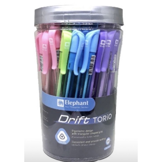ปากกาลูกลื่น DRIFT TORIO สีน้ำเงิน แพ็ค 50 ด้าม