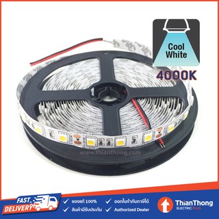 ไฟเส้น LED Strip 5050 12V 5 เมตร แสงคูลไวท์ - Coolwhite 4000K