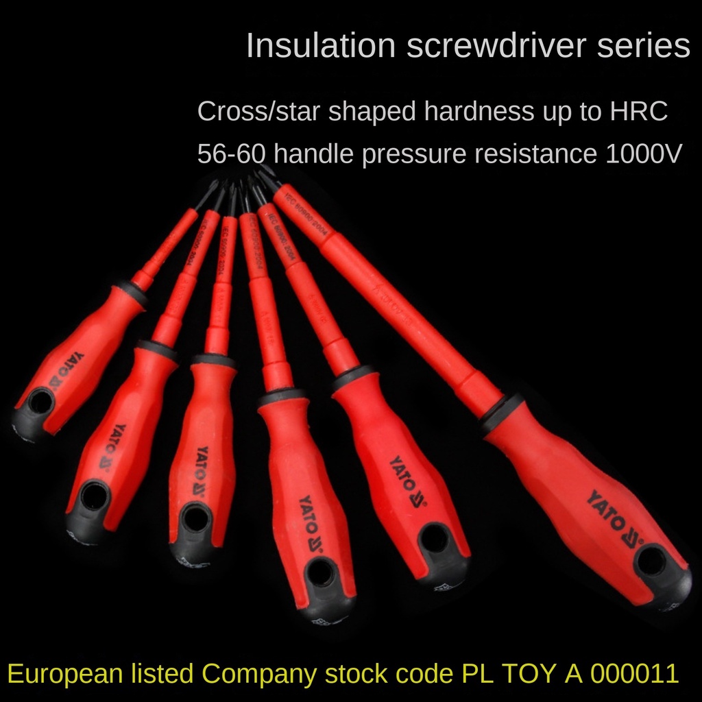 Insulated screwdriver German VDE certified electrician special