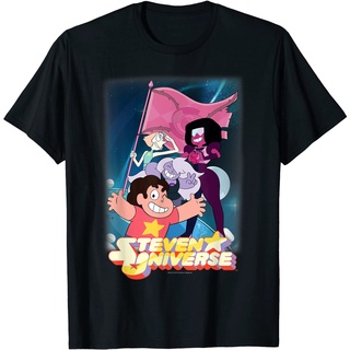 เสื้อยืด พิมพ์ลายโปสเตอร์ Cn Steven Universe Crystal สําหรับผู้ใหญ่S-5XL