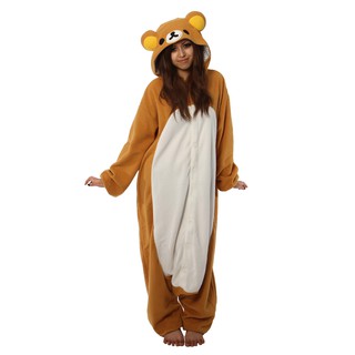 rilakkuma costume คอสตูม ริลัคคุมะ สำหรับผู้ใหญ่ น่ารัก ฟรีไซส์ งานญี่ปุ่น คุณภาพดี