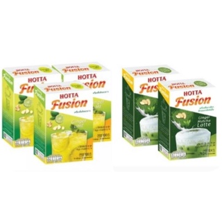 HOTTA FUSION ฮอทต้า ชาขียวมัทฉะลาเต้ผสมขิง,ชาเขียงมัทฉะผสมขิง,ขิงผสมมะนาว ขนาด 100 กรัม/104 กรัม