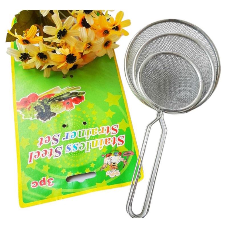 MINI STRAINER / STAINLESS STEEL STRAINER - ชุดสแตนเลส - KITCHEN UTENSILS