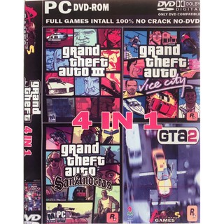 แผ่นเกมส์ PC Grand Theft Auto 4in1