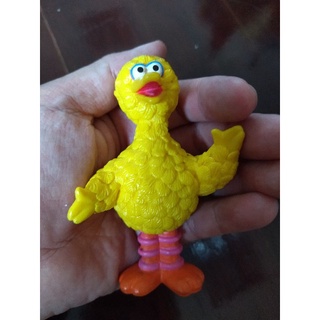 ตุ๊กตายางตัน บิ้กเบริ์ด เซซามีสตรีท big bird sesami street มือสองสภาพดี