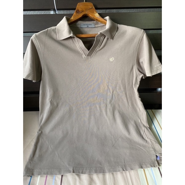 เสื้อโปโลGiodanoแท้สีน้ำตาลสดM ญ อก38”ยาว27”(ซื้อครบสี มีทั้งหมด4สีลด100บาท)นะคะ(ปลายทาง)