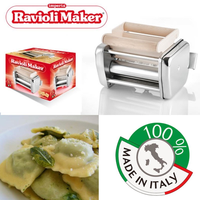 IMPERIA Pasta Ravioli Attachment อุปกรณ์ทำราวิโอลี่ รุ่น 4400 Pasta Maker สแตนเลสเหล็กกล้าไร้สนิมชุบ