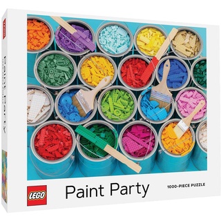 Lego Puzzle - Paint Party/ Lydia Ortiz , Michelle Clair ขนาด 1000 ชิ้น ลิขสิทธิ์ของแท้นำเข้าจากอเมริกา มีสินค้าพร้อมส่ง